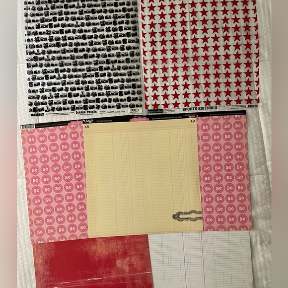 Scrapbooking, crafting, mixed media bundle. Specialty papers, thickers & phrases - Picture 3 of 7